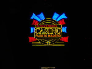 Aviso Luminoso Casino de Puerto Madero