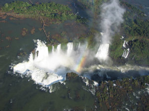 Cataratas de Iguazu vista aerea