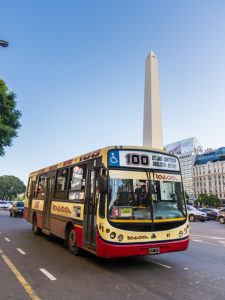 Autobus de Buenos Aires y Obelisco
